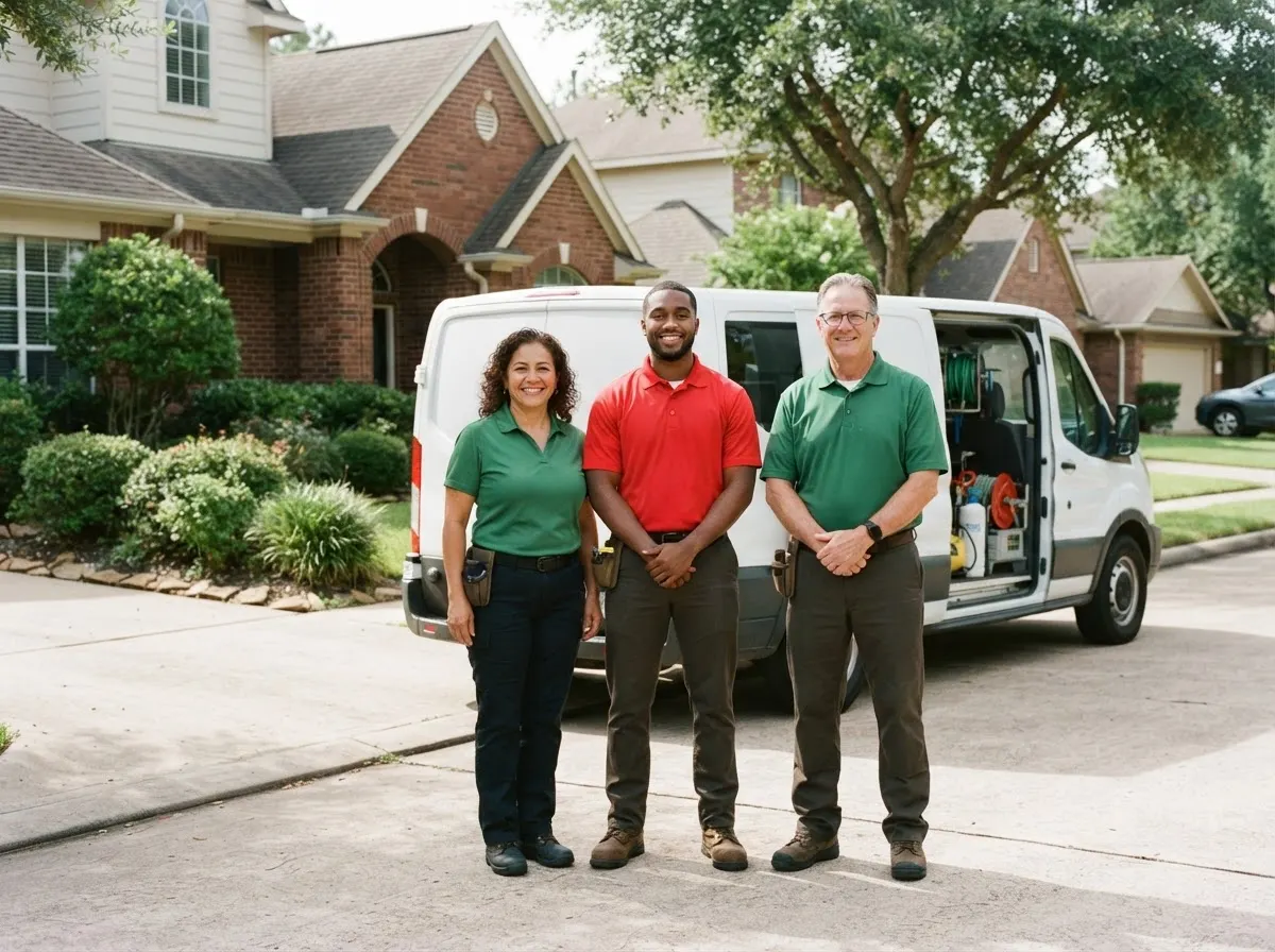 The Bayou Hawk Pest Control team, pest control service in Houston, TX